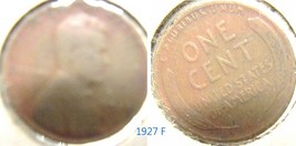 Lincoln Wheat Penny 1927 F - £1.59 GBP