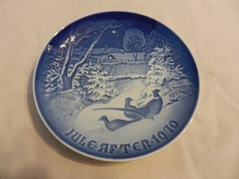 1970 Pheasants in the snow at Christmas Collectors Plate from B&amp;G Denmark  - $40.00