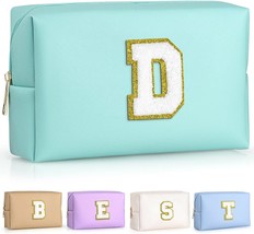 Preppy Small Makeup Bag, Chenille Letter Pouch Cosmetic Bag - £79,934.79 GBP