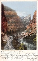 Grand River Canyon Colorado First Tunnel~Railroad Tunnel Postcard 1906 - £4.36 GBP