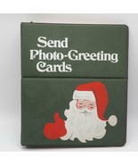 Vintage Kodak Seasons Greetings Santa Claus Christmas Binder Counter Cat... - £102.32 GBP