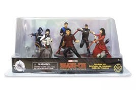Disney Marvel Shang-Chi &amp; The Legend of the Ten Rings 6 Pce Figurine Set... - £11.99 GBP