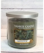 Yankee Jar Candle Mistletoe 12.5 oz NEW Holiday Christmas Scent Green - £12.34 GBP