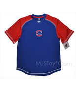 NWT Genuine MLB Merchandise Chicago Cubs Baseball Jersey Mesh Top Red Bl... - £23.59 GBP