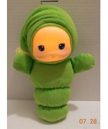 2017 Hasbro Playskool Glo Worm Lullaby Glow Worm 10&quot; Green Soft Plush Li... - €13,41 EUR