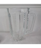 Vintage Oster Blender Glass Jar 5 Cups pitcher square replacement part p... - $374.09 MXN