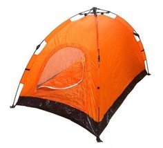 Tent 2 Person Instant And Automatic Pop-Up Camping Tent - Orange NEW - £42.56 GBP