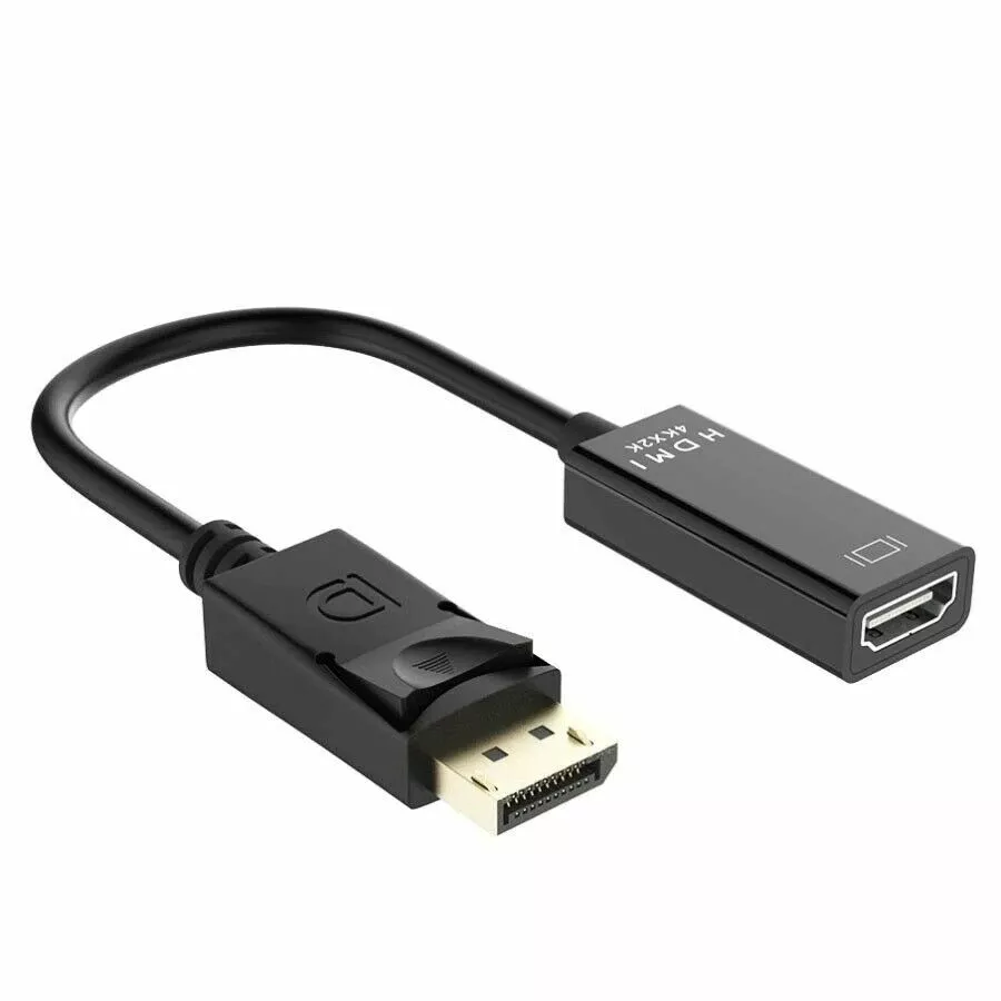 Displayport Male to HDMI Female Cable Converter Adapter for PC Laptop De... - £3.89 GBP