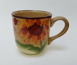 Pfaltzgraff Evening Sun Coffee Mug Cup Hand Painted Multi-Color - £15.60 GBP