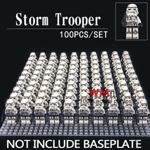 100pcs/set Clone Storm Trooper Star Wars Mini Figures Building Blocks  - £110.93 GBP