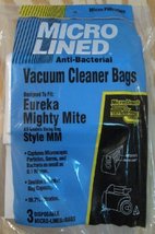 DVC Replacement Micro-Lined Vacuum Cleaner Bags For Style MM Bags Replacement Pa - £6.39 GBP