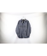 Vintage 60s Streetwear Mens 15 Thrashed Wool Herringbone Button Shirt Ja... - €50,92 EUR