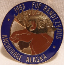 1993 Anchorage Fur Rondy Rendezvous Collector Pin/Moose (Metal)-Mint Con... - £18.77 GBP