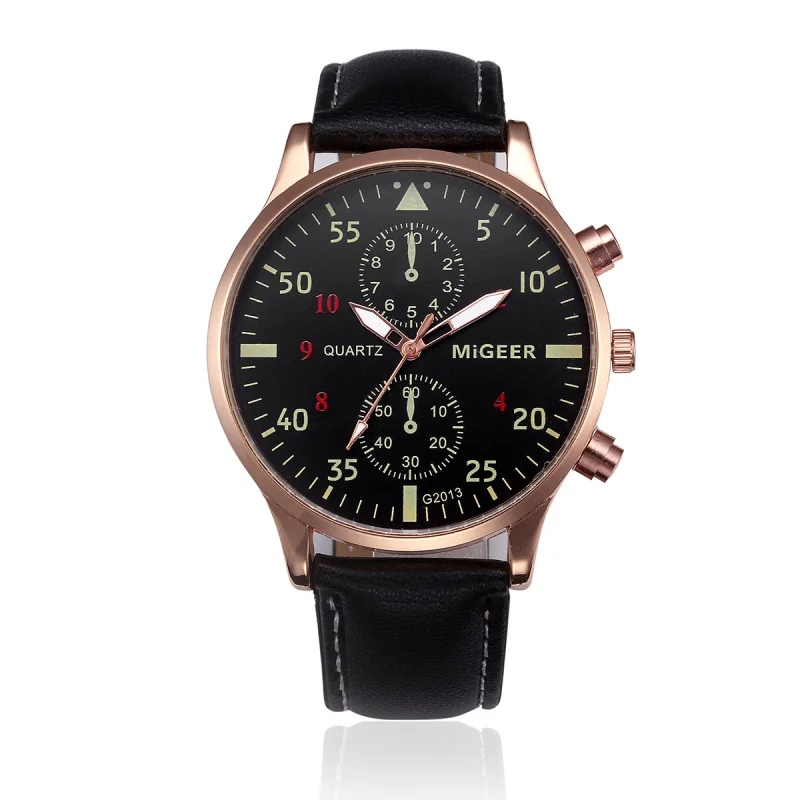   Men&#39;s Watch Fashion Watch For Men Watch   Leather Casual Wristwatch Reloj Homb - £86.44 GBP