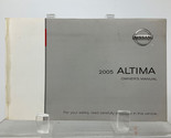 2005 Nissan Altima Owners Manual Handbook I04B13007 - £25.17 GBP