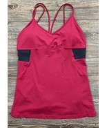 Cozy Orange “The Comfy Touch” Athletic Tank Top XL Pink/Grey Stretchy Pa... - £9.51 GBP