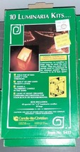 Luminaria Kits Candle &amp; Bags Christmas Vintage 10 pack NOS Candle-lite USA - $14.99