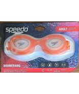 Speedo BOOMERANG ~ ORANGE ~ Adult Goggles ~ UV Protection ~ Flex Fit ~ A... - $20.00