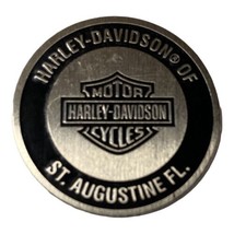 Harley Davidson Motorcycle Dealer St. Augustine, Florida Oil Stick Dip Dot Coin - £11.07 GBP