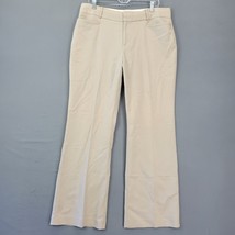 Banana Republic Jackson Women Pants Size 14 Tan Khaki Stretch Bootcut Trousers - £12.05 GBP