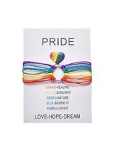 NEW Rainbow Color String Gay Pride Bracelet LGBTQI - £9.49 GBP
