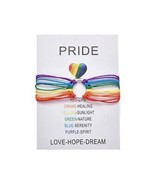 NEW Rainbow Color String Gay Pride Bracelet LGBTQI - £9.41 GBP