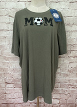 Life Is Good T Shirt Womens XL / 2XL Soccer Mom Green Crusher NEW - £16.48 GBP
