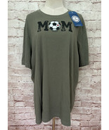 Life Is Good T Shirt Womens XL / 2XL Soccer Mom Green Crusher NEW - €19,93 EUR