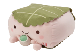Mochi Cushion Hannari Sakuramochi Pink Stuffed Toy Cushion Size L Japan - £45.80 GBP