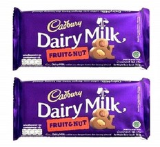 Cadbury Dairy Milk Fruit and Nut Chocolate Bar Pouch, 165 gm x 2 pack - £23.79 GBP
