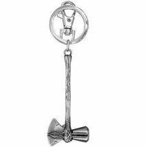 Marvel Comics Thor&#39;s Stormbreaker Pewter Keychain Silver - £12.57 GBP