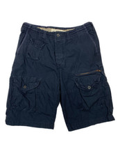 H&amp;M Label of Graded Goods Men Size 31 Dark Blue Cargo Shorts Inseam 11&quot; - £4.97 GBP