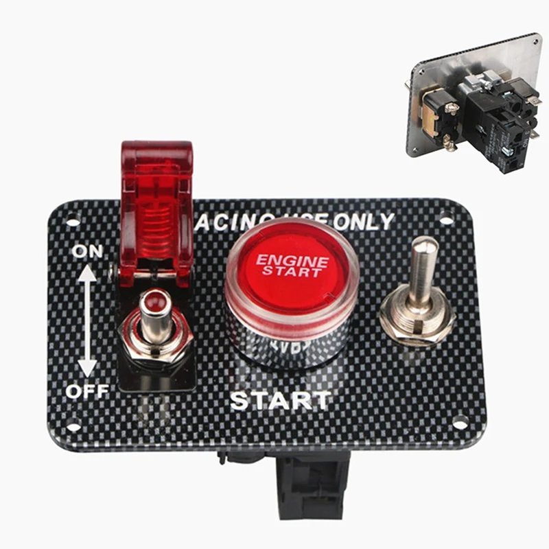 Car Engine Start Power Push Button Keyless Switch Ignition Switch Racing Start - £13.70 GBP