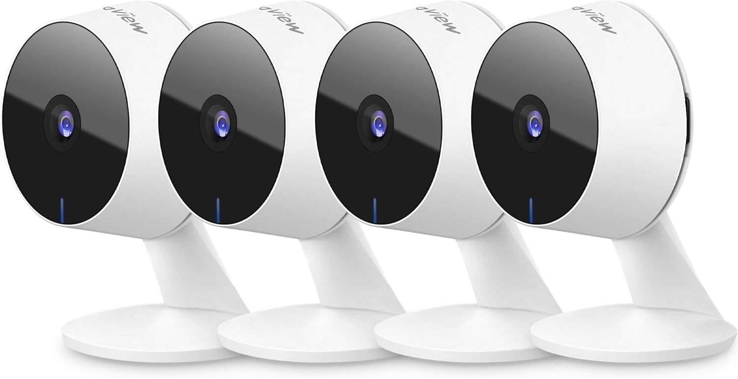 Laview Security Cameras 4Pcs. Home Security Camera Indoor 1080P,, And An... - $90.96
