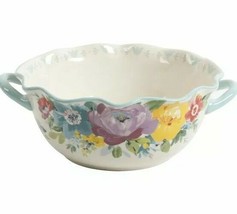 Pioneer Woman ~ Sweet Romance Blossom ~ 9.9&quot; Serving Bowl W/Handles ~ Stoneware - £33.72 GBP