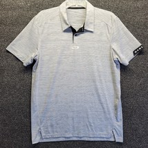 Oakley Golf Polo Shirt Golf Mens Sz Large Grey Regular Fit - £15.37 GBP