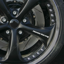 Honda Racing Logo Wheel Decals Stickers Premium Quality 5 Colors Civic T... - $11.00