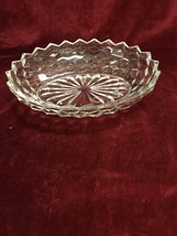 VINTAGE Fostoria Glass American Clear 2056 Oval Bowl Serving Mid Century - £27.85 GBP