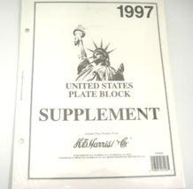 Harris 1997 United States Plate Block Album Supplement 5HRS84 NOS  - £3.88 GBP