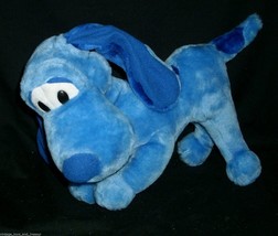 13&quot; Vintage Goffa Intl Corp Blue Puppy Dog Stuffed Animal Plush Toy Pup Pooch - £22.29 GBP