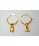 traditional design 18kt gold earrings upper ear earrings infant hoop ear... - £157.48 GBP