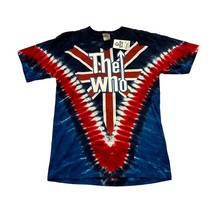 Vintage 2003 The Who Long Live Rock Tie-Dye All Over Print T-Shirt Men&#39;s Medium - £31.44 GBP
