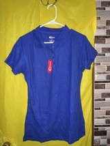 New Premium Authentic Sportswear Blue Polo Shirt Size Large - $11.30