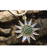 The Golden Sun of Emerald Prosperity Amulet - $111.11
