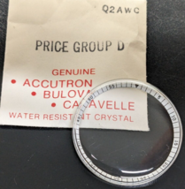 Genuine Bulova Watch Crystal Armored w/ 0-60 Indexed Bezel Ring Insert Q2AWC - £39.56 GBP