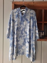 Koolaburra by Ugg Blue Tie Dye Poncho Women’s Size Medium Large NWOT - £27.29 GBP