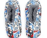 SONIC the HEDGEHOG MOVIE SEGA Fuzzy Babba Slippers Size S/M (8-13) or M/... - $11.99