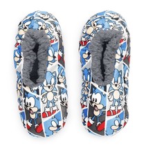 Sonic The Hedgehog Movie Sega Fuzzy Babba Slippers Size S/M (8-13) Or M/L (13-4) - £9.64 GBP