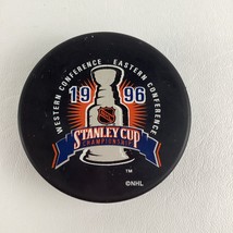 Stanley Cup Championship Hockey Puck Sports Equipment Souvenir Vintage 1996 - $14.80