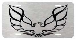 Firebird Assorted License Plate Tag Trans Am Pontiac Brushed Metal 1 - £7.17 GBP